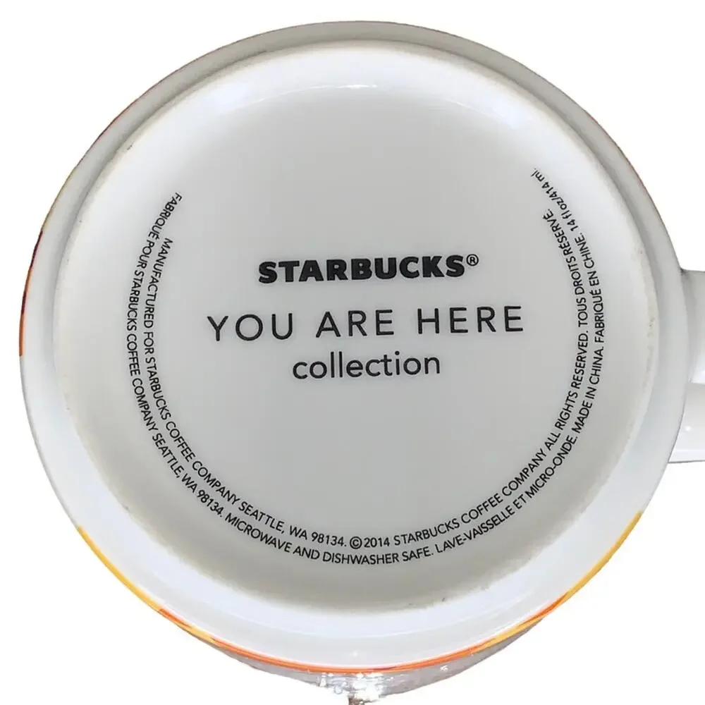 Starbucks 2014 Collection Mug You Are Here Los Angeles